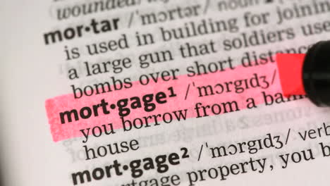 Definition-of-mortgage