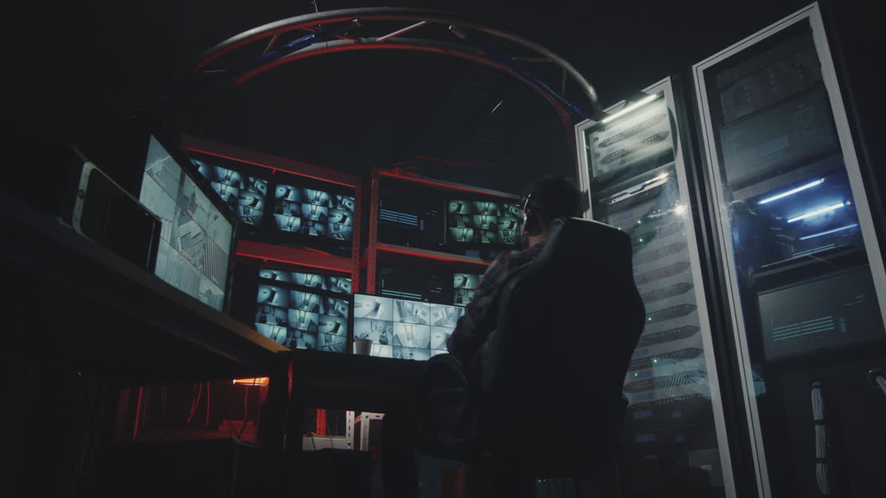 stanza di sorveglianza di sicurezza