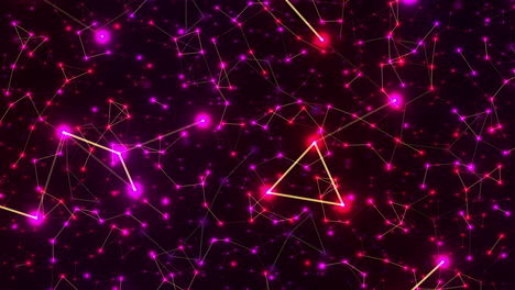 volando en el espacio exterior. animación sin costuras en bucle.
