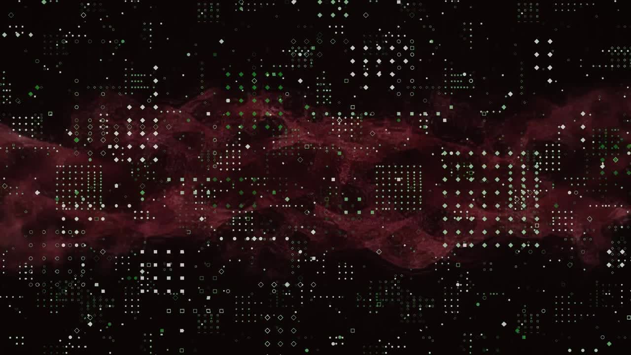 animación de una cadena de adn giratoria sobre un fondo negro