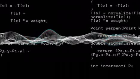 animation of connections and data processing