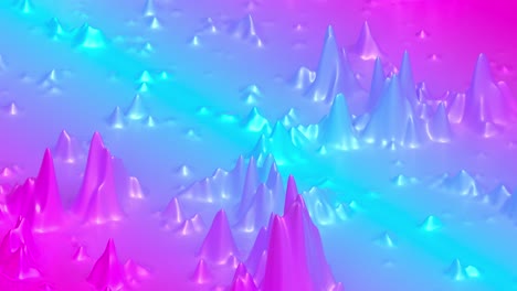 Abstract ultraviolet neon ferrofluid background