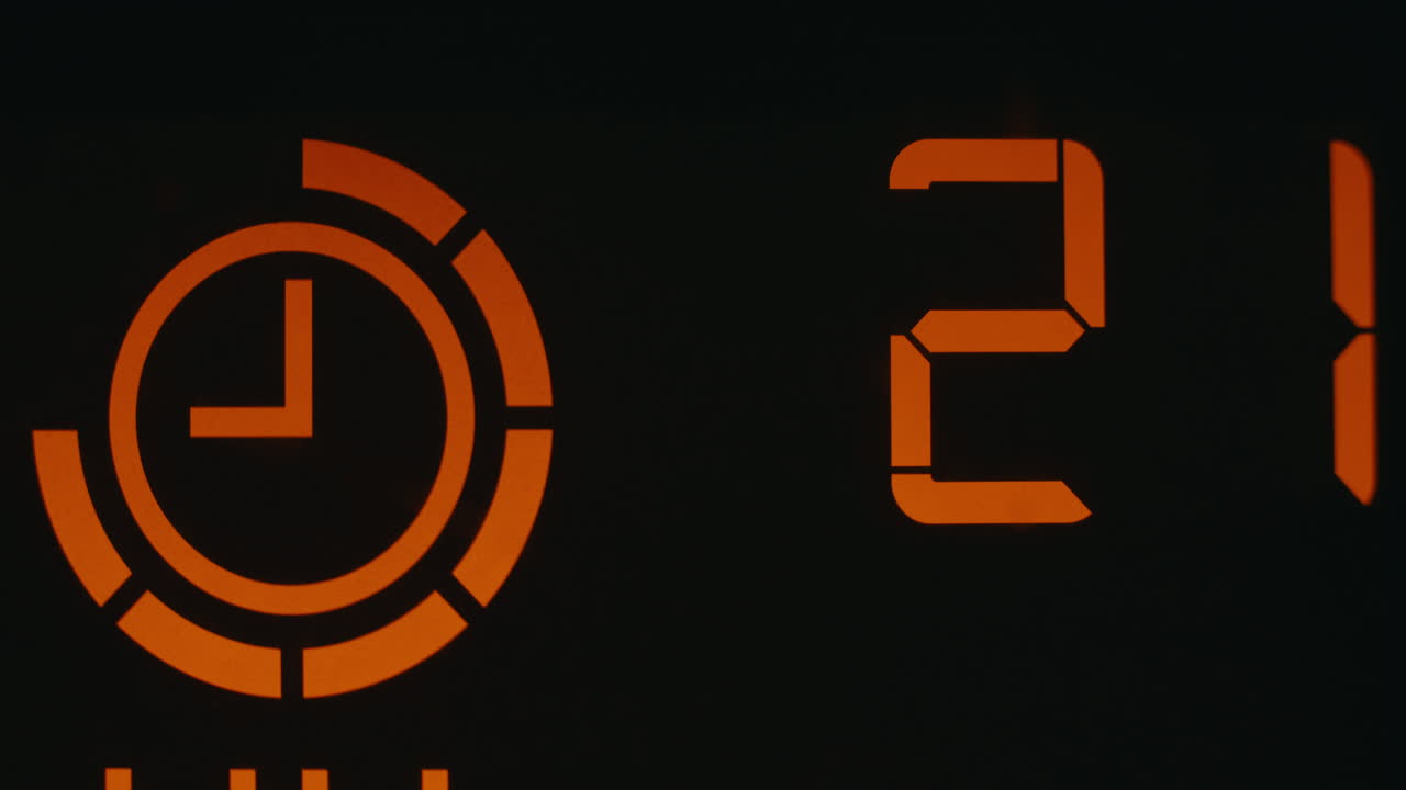 Digital Clock Display Showing 4:15