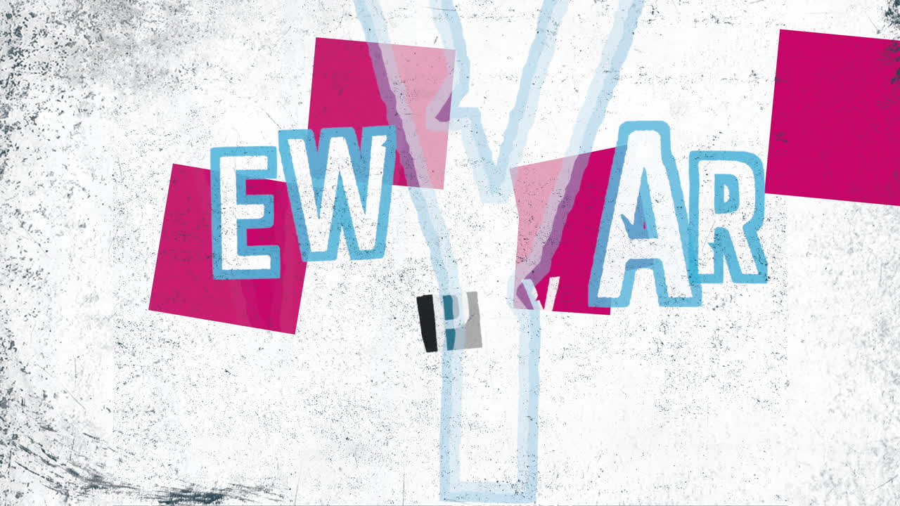 소음과 함께  ⁇   ⁇ 스터 질감에 새해 축하합니다.