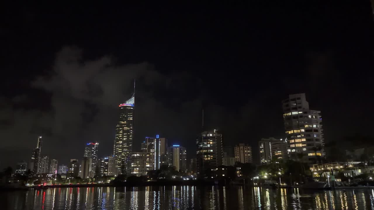 밤의 도시 풍경