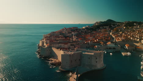 dubrovnik old town aerial view