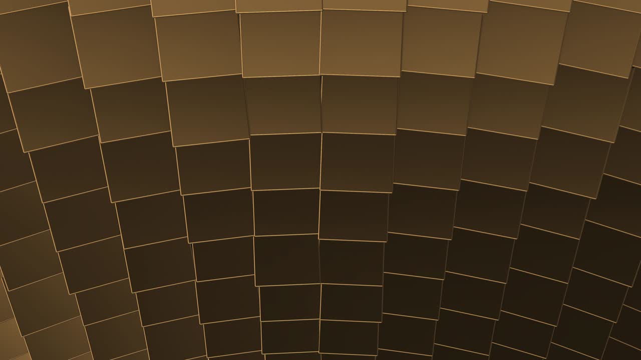 perspectiva cúbica que se extiende, acercándose a la cámara y creando el efecto hipnótico de la ilusión.