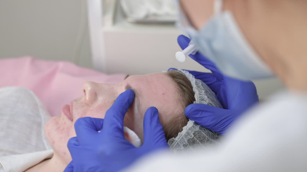 Facial Treatment in a Clinic