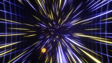 hyperspace tunnel visual effect