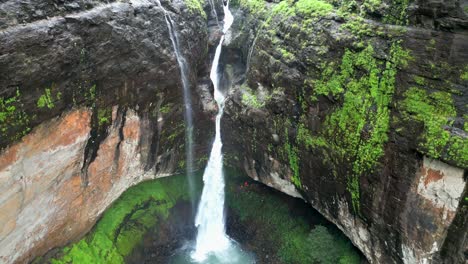 beautiful-devkund-waterfalls-bottom-to-top-drone-view