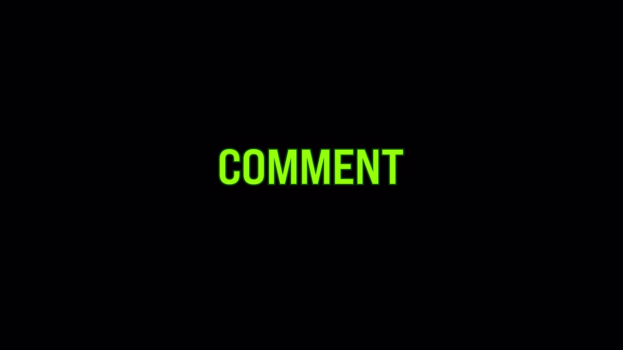 Animated Social Media Call to Action Text Overlay