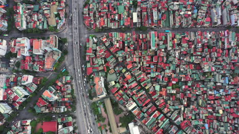 the city of hanoi as seen from above