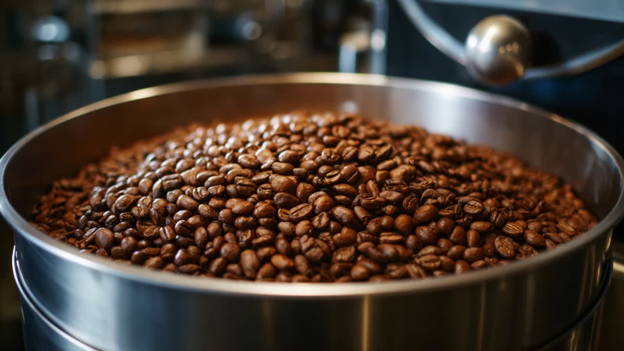 Chicchi di caffè tostati
