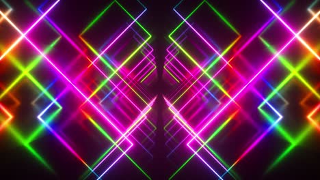 neon geometric abstract background