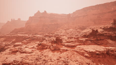 aerial-Grand-Canyon-in-the-fog