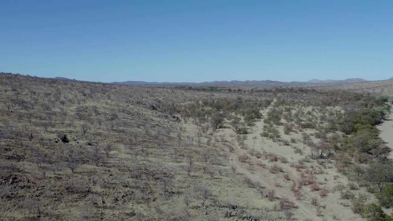 kaokoland o kaokoveld en el norte de namibia, áfrica