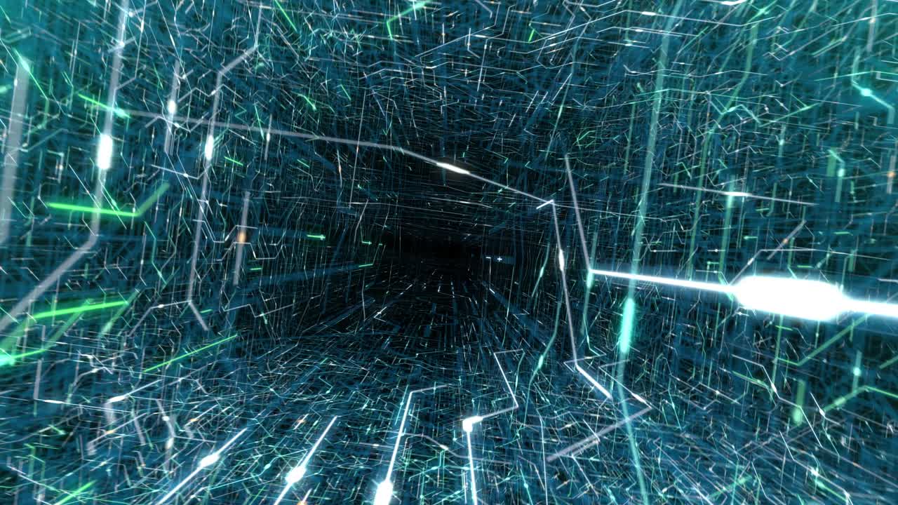 4K seamless loop of printed circuit board (PCB) in motion