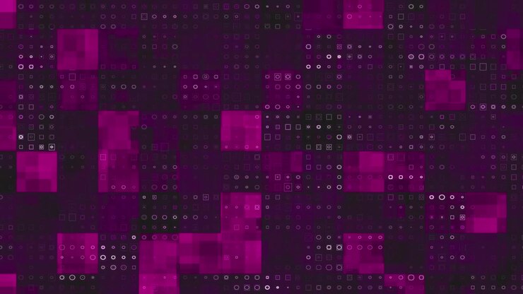 Abstract Digital Background with Shifting Geometric Patterns