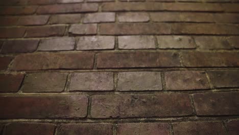 red bricks of tomogashima tunnels ruins, tilt up shot