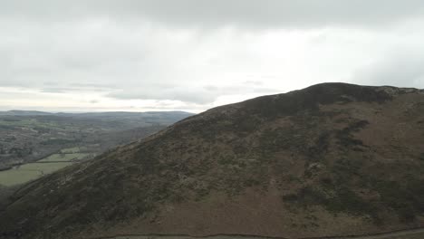 Scenic-Overview-From-Behind-Of-Wicklow-Mountains-In-Leinster,-Ireland