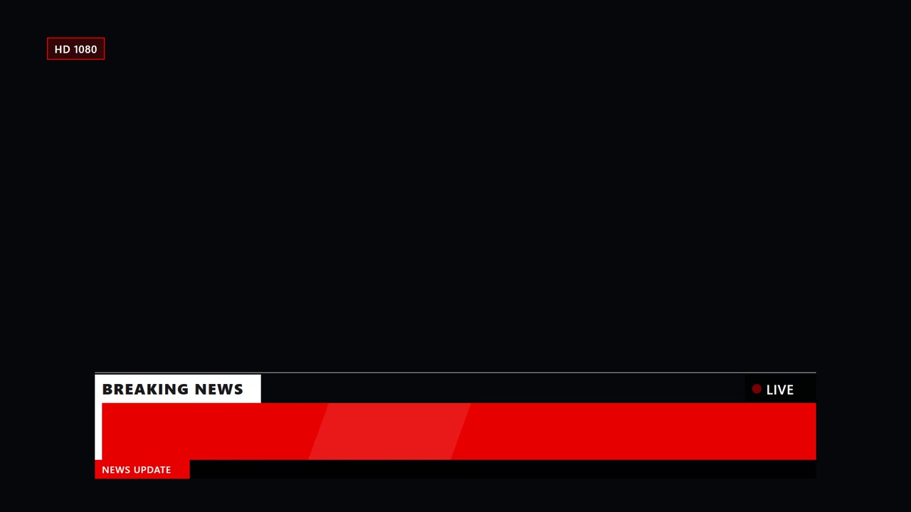 Grafisk animation af Breaking News-bjælke
