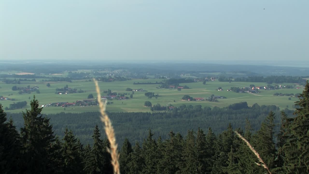 панорама с баварских альп на альпийскую возвышенность, германия-1