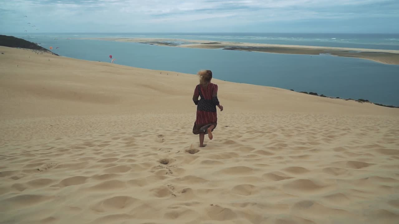 famosa duna du pilat cerca de burdeos, francia
