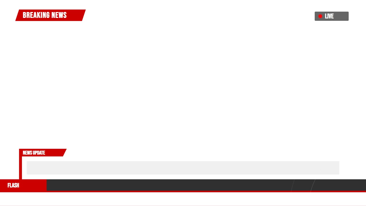 Breaking News Broadcast Lower Third Graphic Overlay