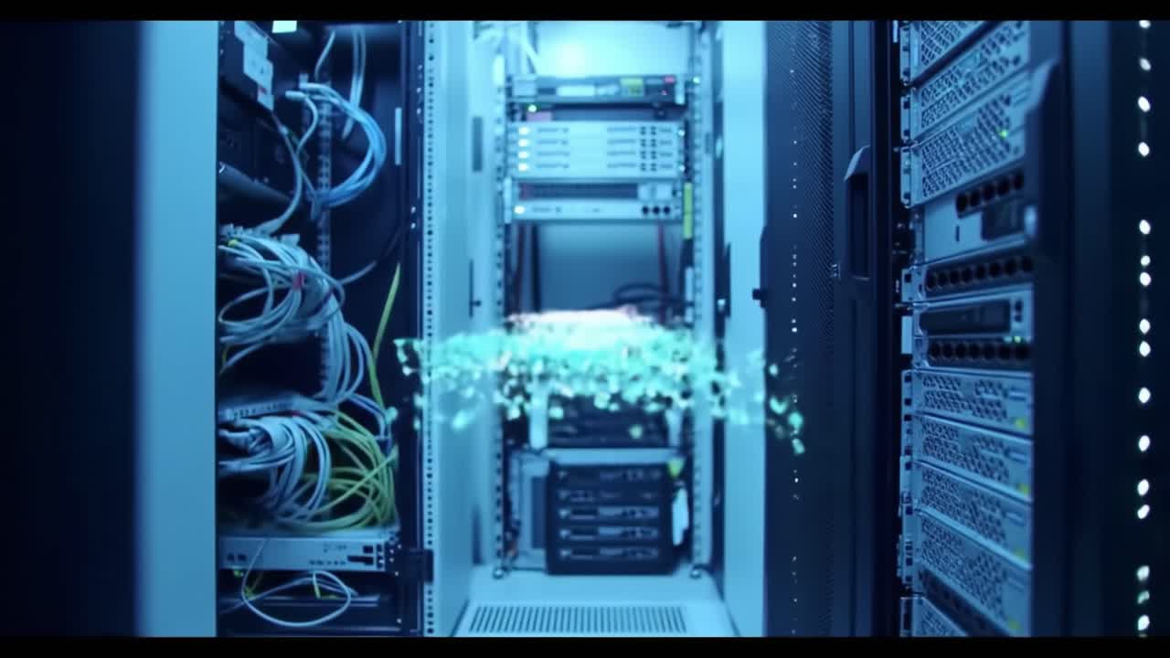 interior del centro de datos