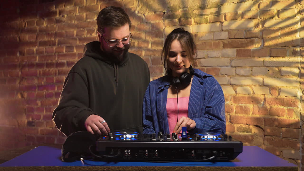 DJs working at the nightclub