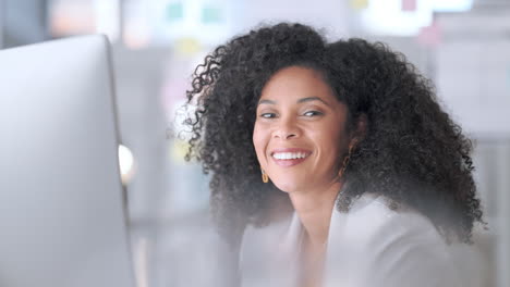 female entrepreneur smiling