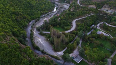 Greece's-Riverside-Wonder:-Nestorio-Village-Nestled-in-the-Heart-of-the-Forest-in-4K