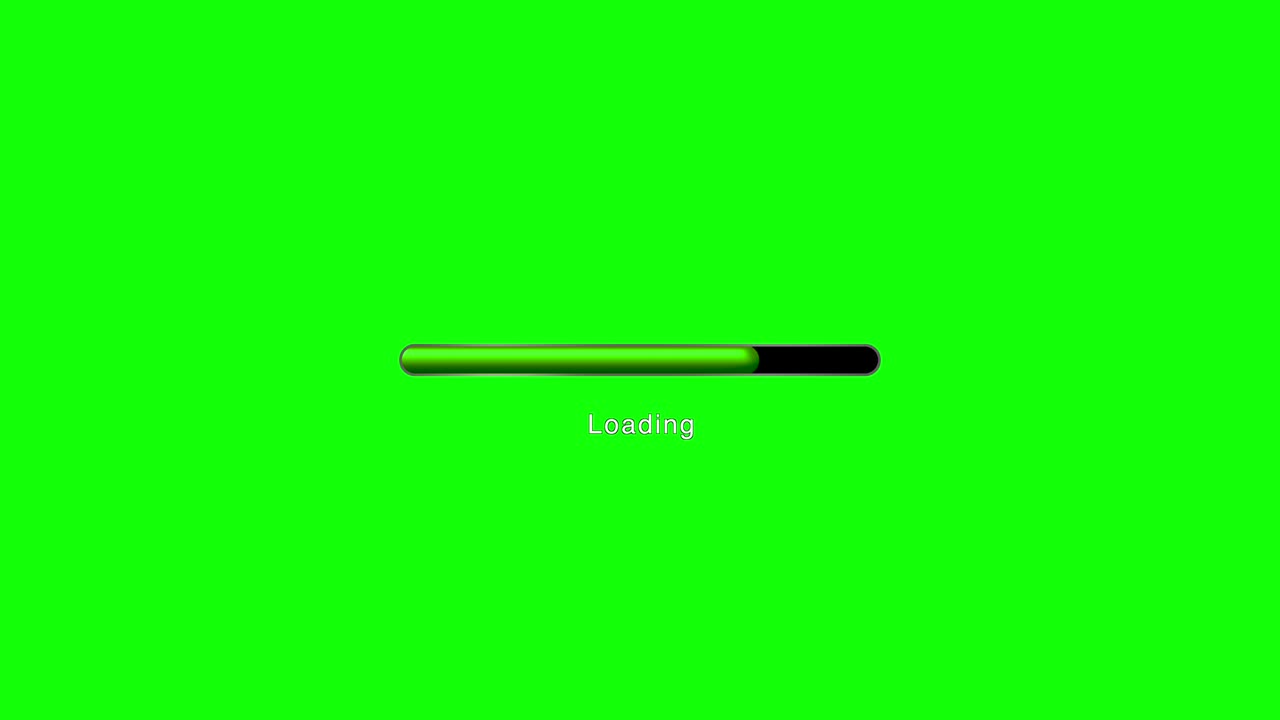 loading bar video clip