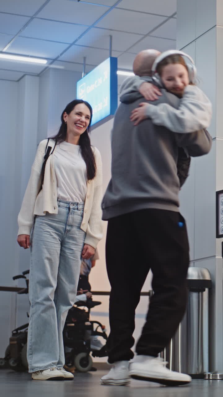 Family Reunion at the Airport