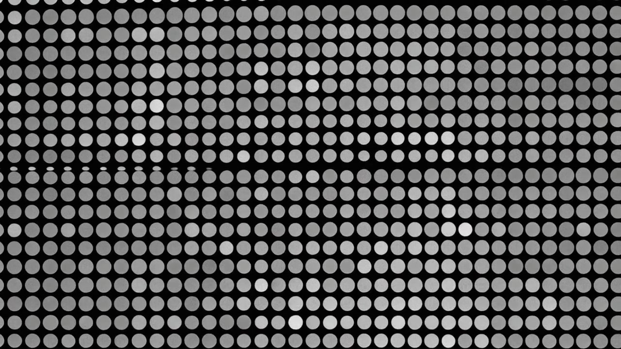Abstract Motion Background with Pulsing Monochrome Circles