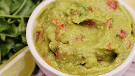 delicious guacamole in a bowl
