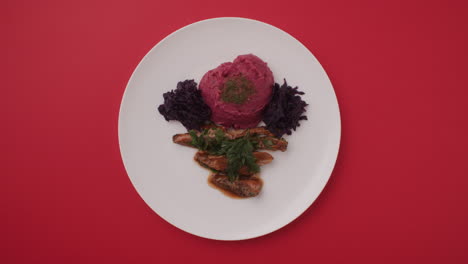 food arrangement on plate