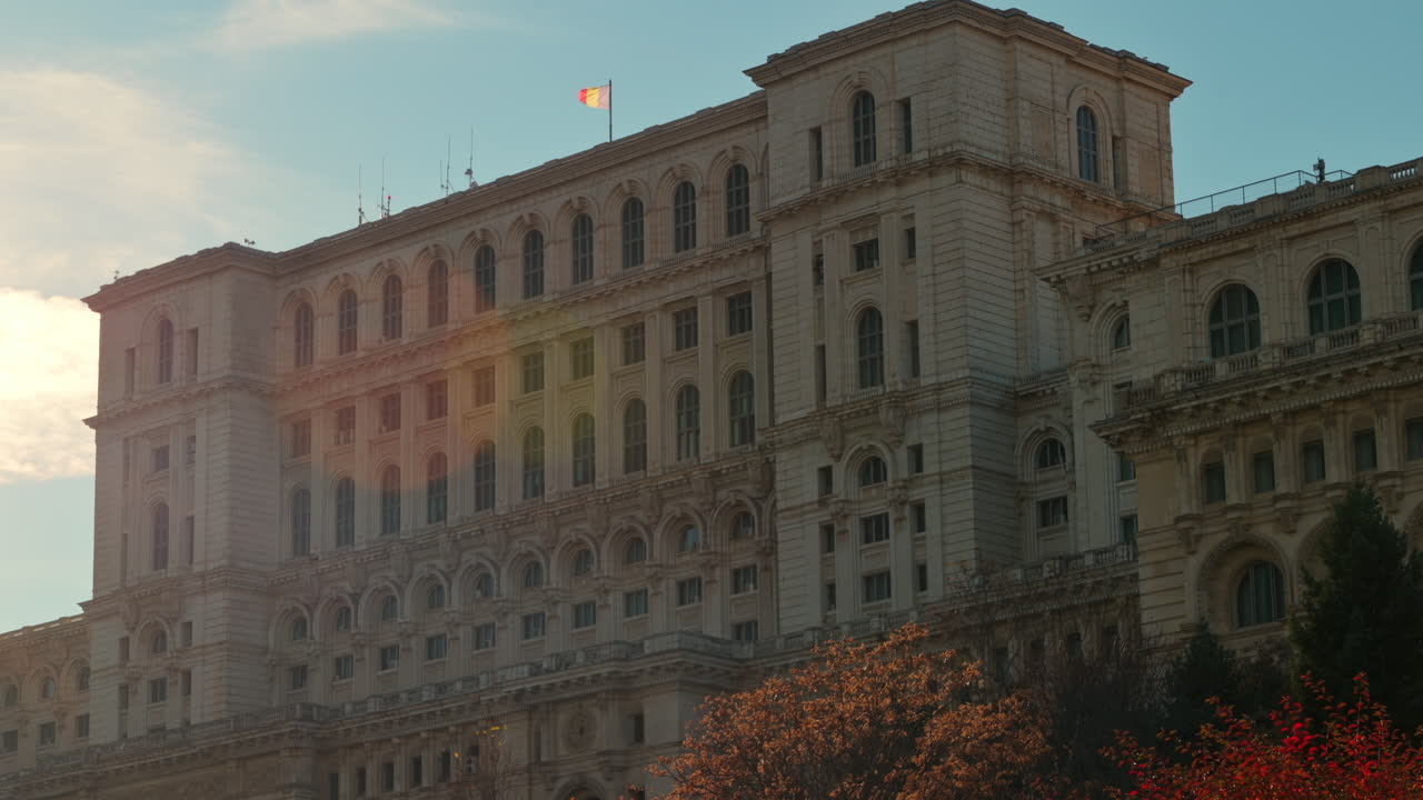 Palace of Parliament building in Bucharest, Romania