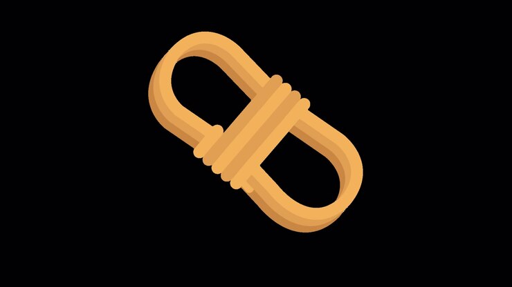 Animated Graphic of a Rope Link Tying a Knot