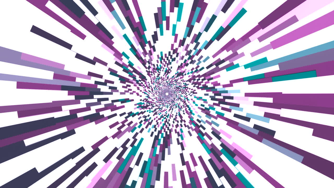 túnel espiral geométrico abstracto