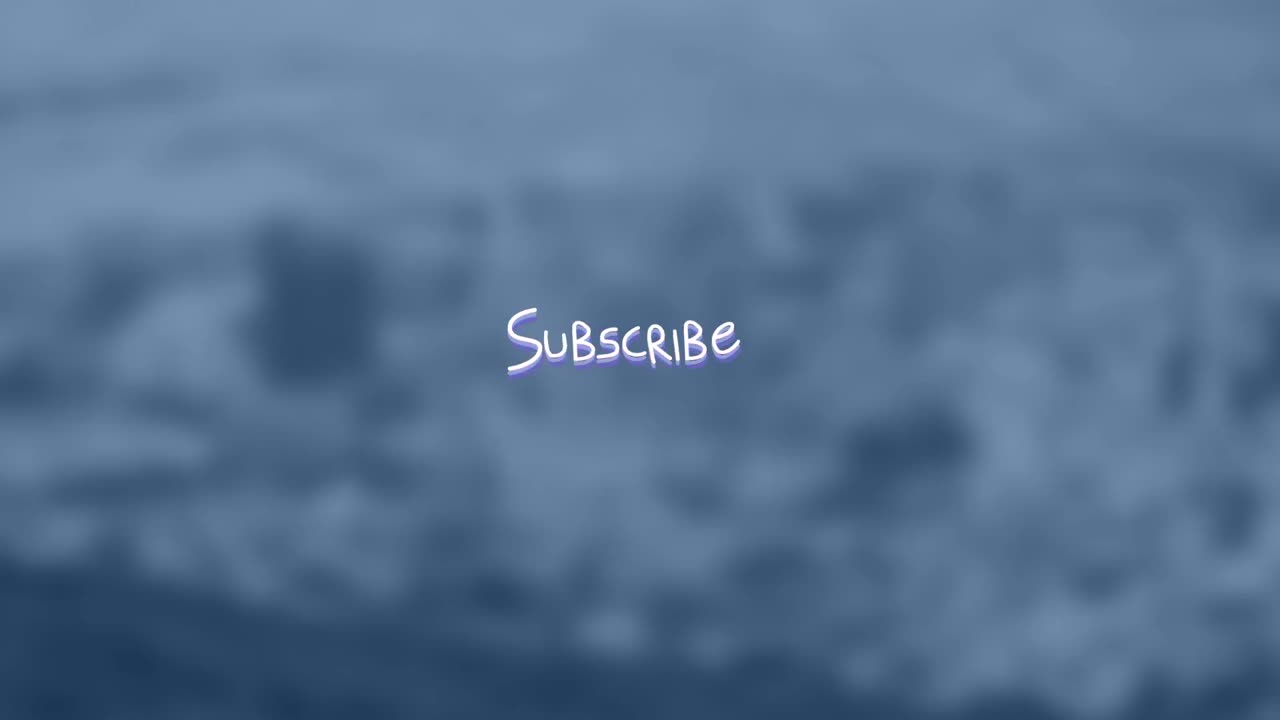 animación del texto de suscripción con líneas fuera de foco cityscape