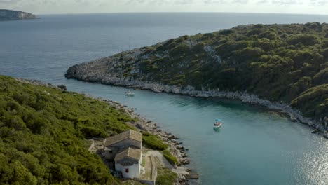 Antipaxos-Island-River-with-Boats-Exploring-Beautiful-Greece-Landscape