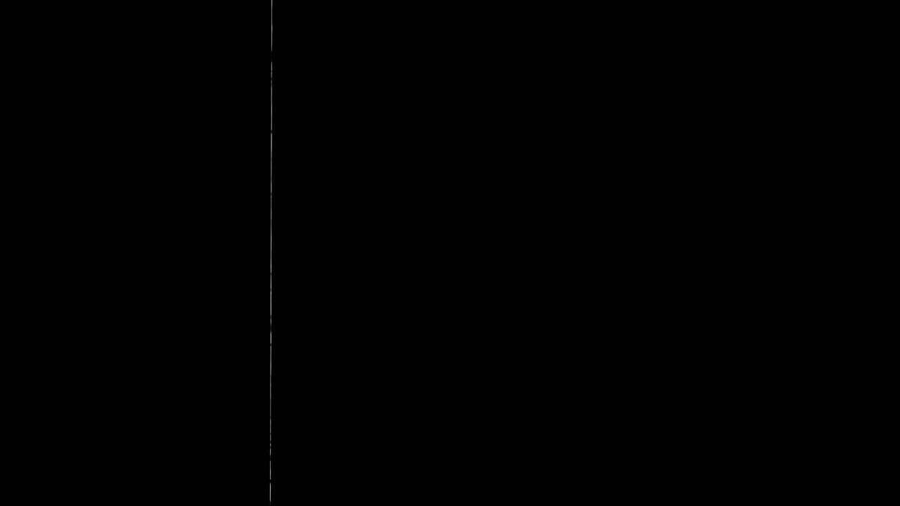 Vintage film effect with authentic-looking vertical scratches, dust, and lines on an isolated black background. Seamless loop for creating a retro or damaged film look. Use as an overlay