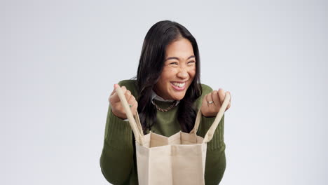 Wow,-surprise-and-woman-face-with-shopping-bag