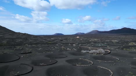 black soil blue sky white cloud