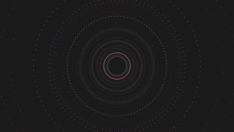 Red-dots-form-a-mesmerizing-circular-pattern-on-black