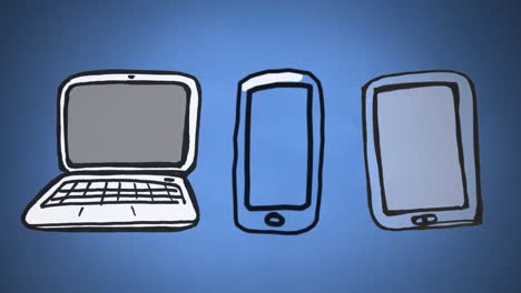 Laptop,-mobile-phone-and-tablet-drawn