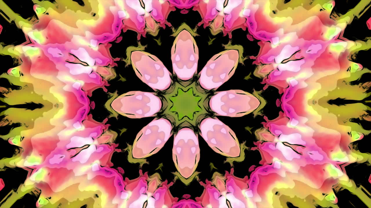 Mandala con diseño abstracto