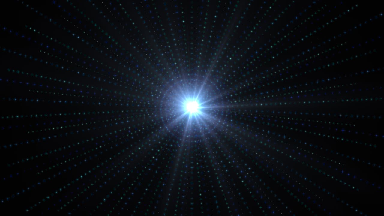 abstracto lente digital azul luz de llamarada y fondo de efecto de línea