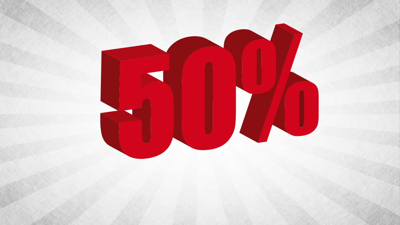 promoción de descuento del 50%